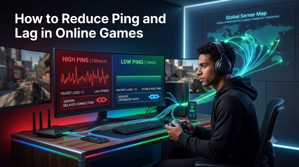 How to Reduce Ping and Lag in Online Games in 2026